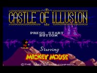 une photo d'Ã©cran de Castle of Illusion starring Mickey Mouse sur Sega Master System